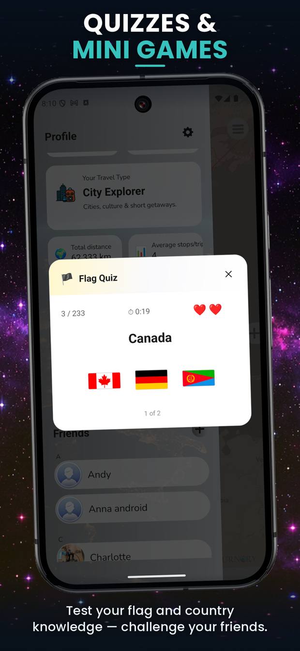 Quizzes and games